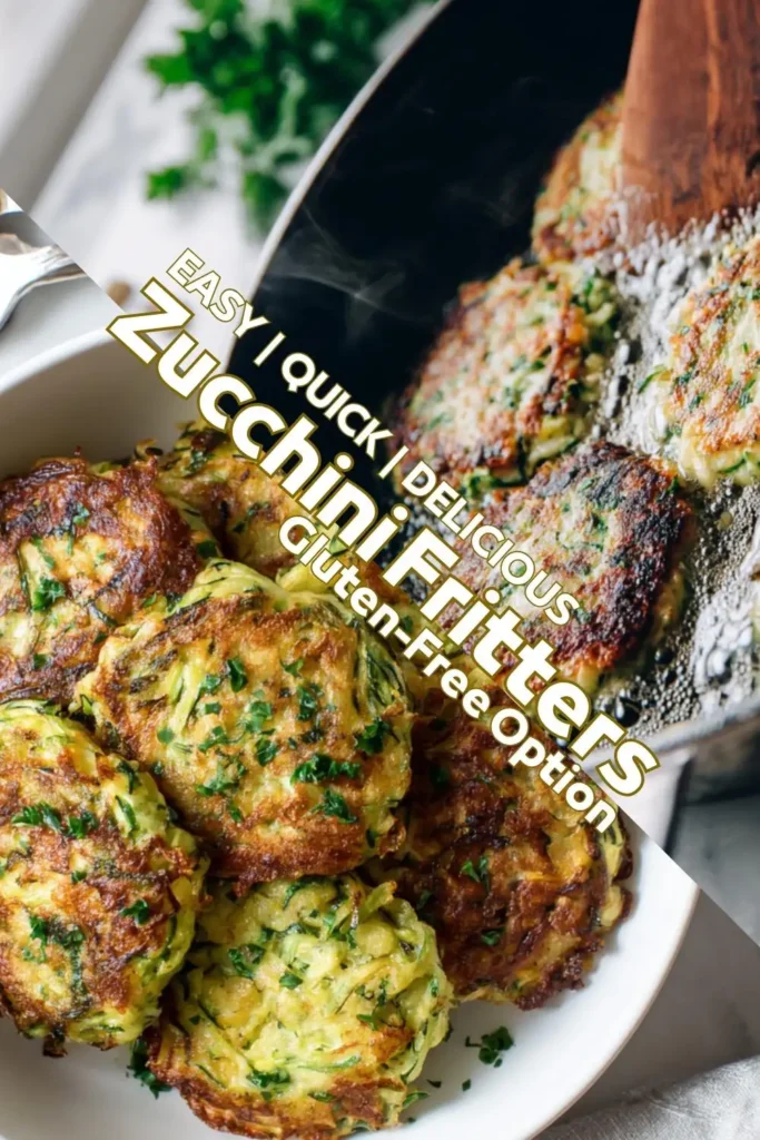 zucchini fritters fresh from the skillet Easy gluten-free zucchini fritters fresh from the skillet