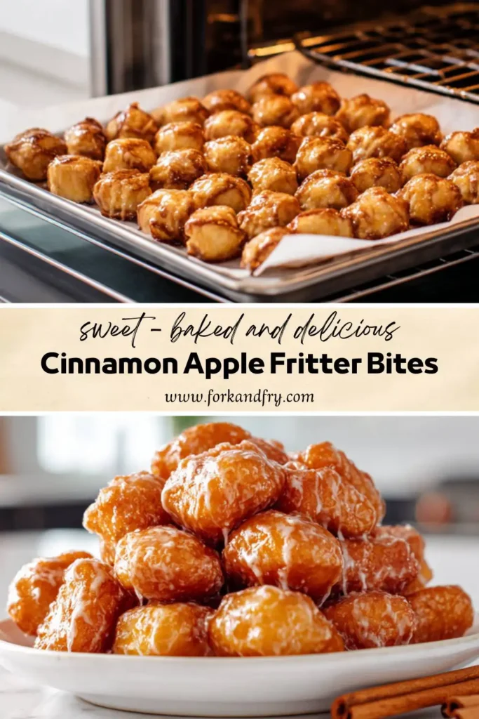 Easy Fall Dessert – Apple Fritter Bites