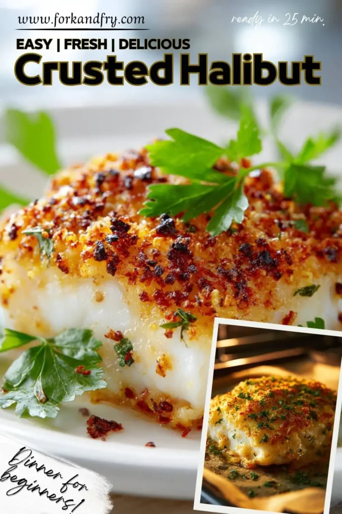 Baked Halibut with Crispy Parmesan Crust Baked Halibut with Crispy Parmesan Crust