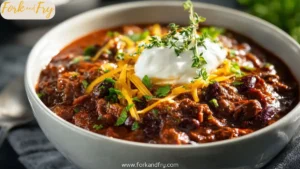 Bold & Hearty Homemade Chili