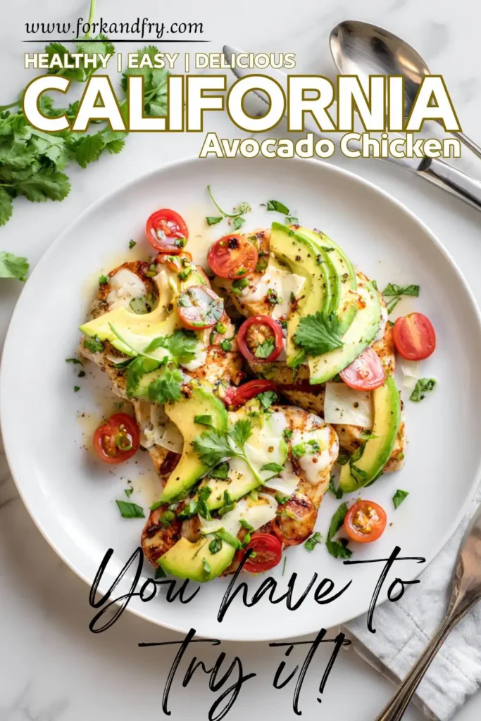 California Avocado Chicken with Cheese California Avocado Chicken with Cheese