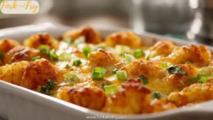 Cheesy Cowboy Tater Tot Casserole