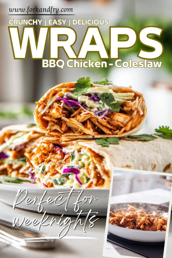 Cookout-Ready BBQ Chicken Slaw Wraps Cookout-Ready BBQ Chicken Slaw Wraps
