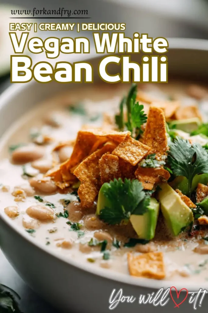 Creamy Vegan Chili with White Beans and Corn Creamy Vegan Chili with White Beans and Corn