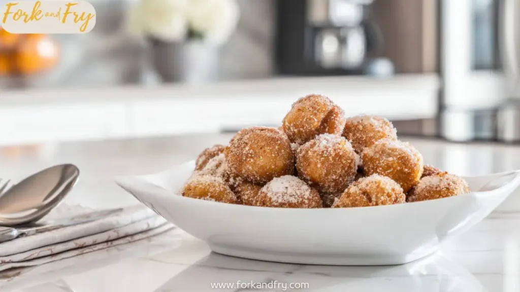 Sweet Homemade Air Fryer Churro Bites