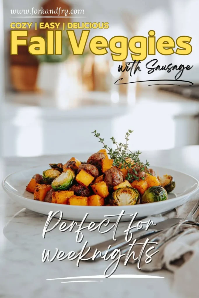 Easy Fall Sausage Dinner with Roasted Veggies Easy Fall Sausage Dinner with Roasted Veggies