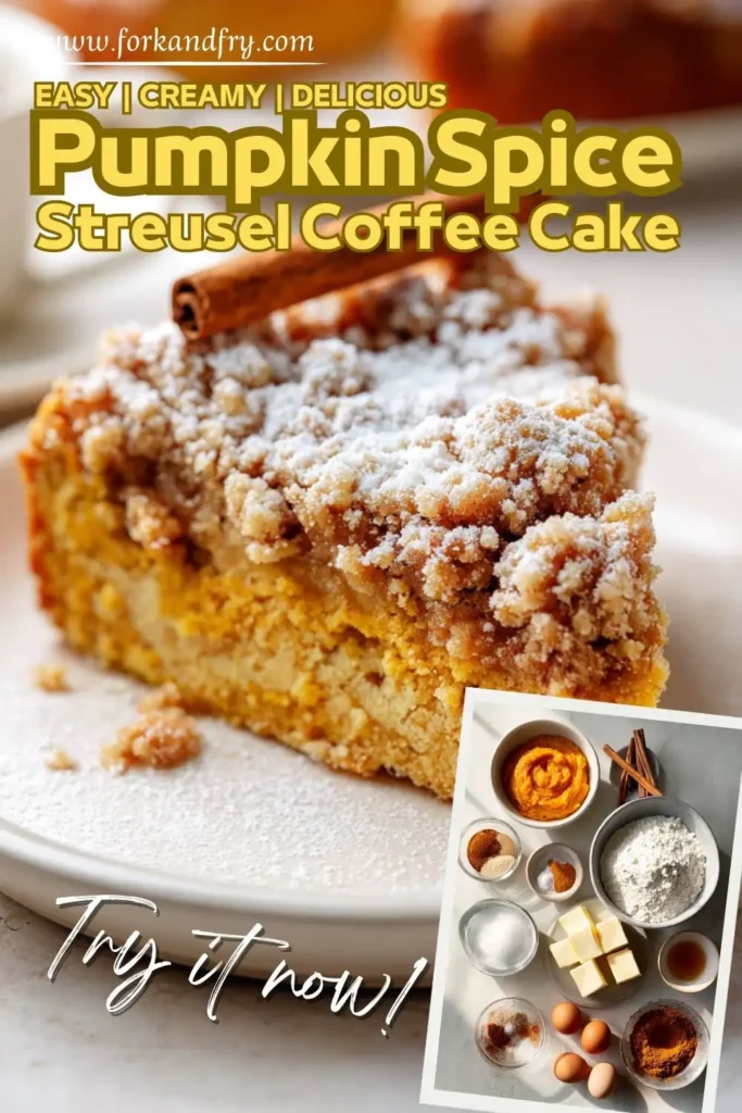 Easy Pumpkin Coffee Cake with Vanilla Drizzle Easy Pumpkin Coffee Cake with Vanilla Drizzle