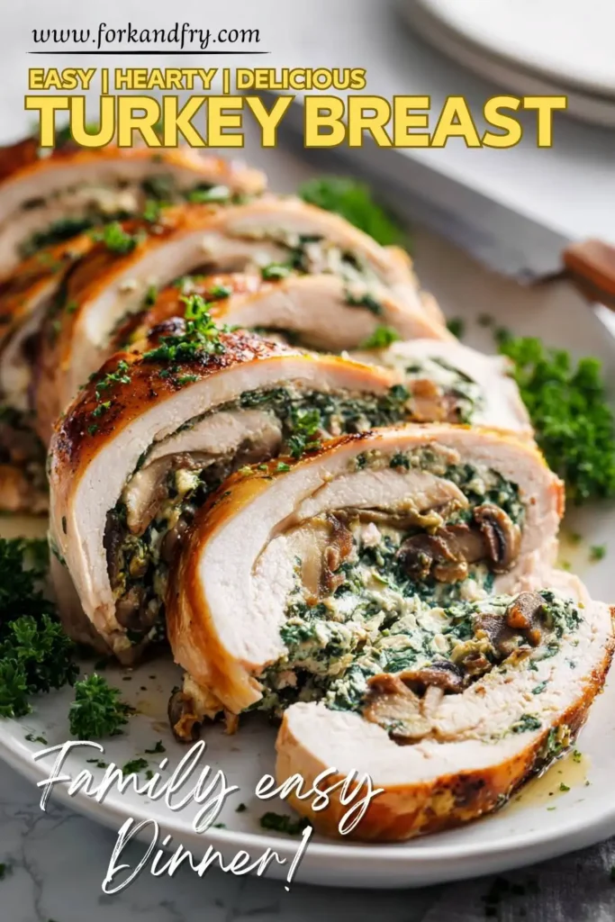 Easy Stuffed Turkey Breast Without Bacon
