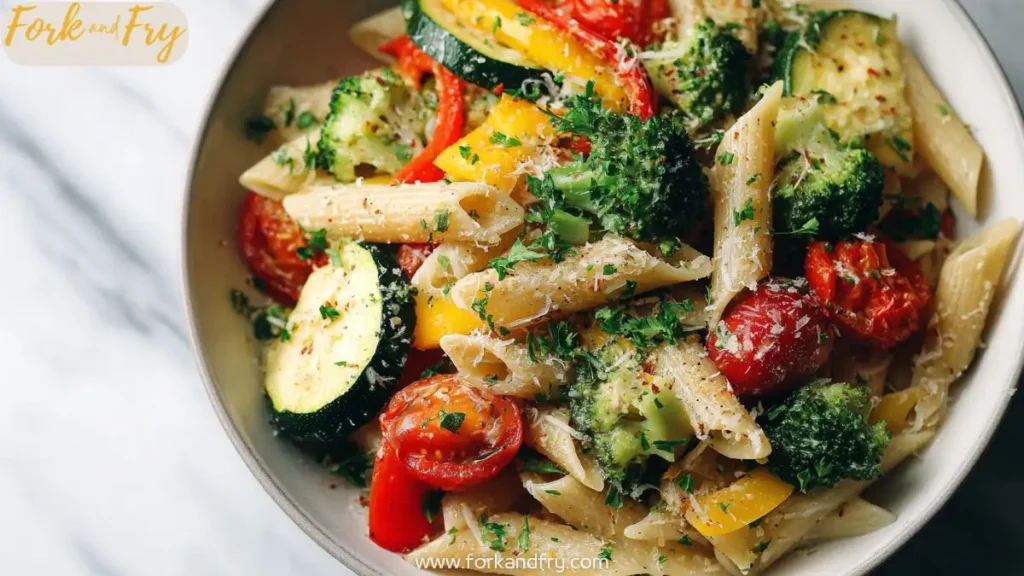 Easy Homemade Pasta Primavera with Fresh Vegetables