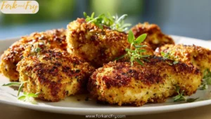 Golden Parmesan Crusted Chicken Delight
