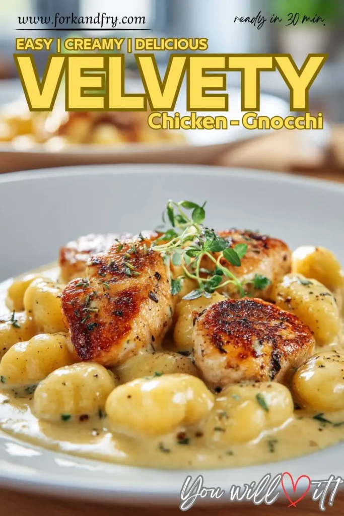 One-Pan Chicken Gnocchi with Creamy Sauce One-Pan Chicken Gnocchi with Creamy Sauce
