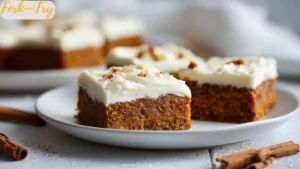 Sheet Pan Spiced Pumpkin Bars with Cream Cheese Frosting