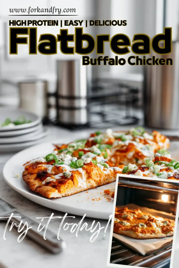 Spicy Buffalo Chicken Flatbread Recipe Spicy Buffalo Chicken Flatbread Recipe