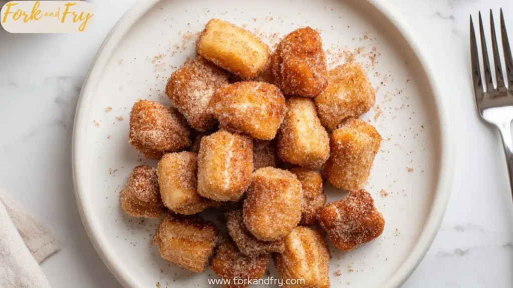 Air Fryer Churro Bites with Cinnamon Sugar Coating