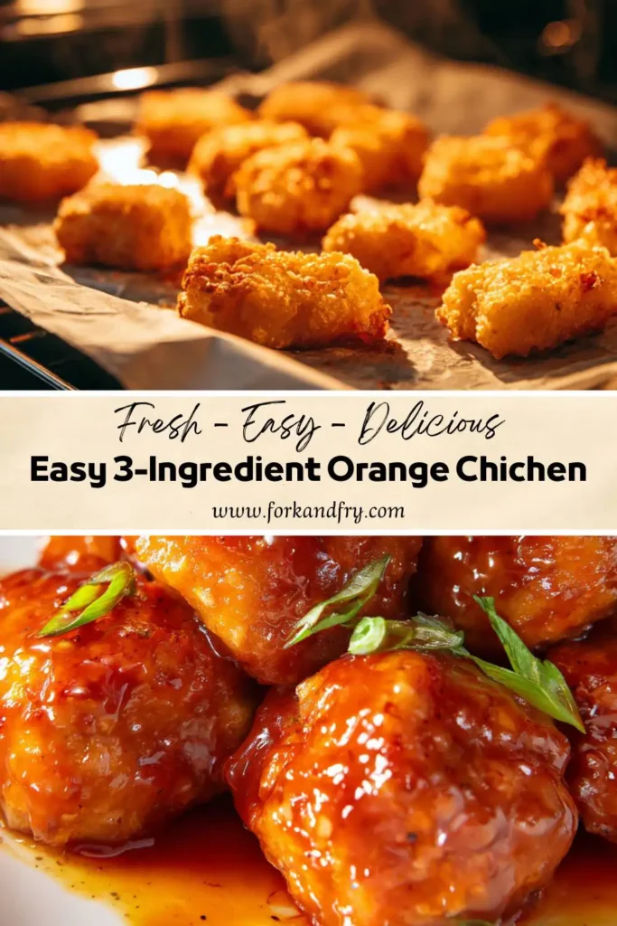 Bowl of saucy orange chicken with chopsticks Bowl of saucy orange chicken with chopsticks and dipping sauce on the side.
