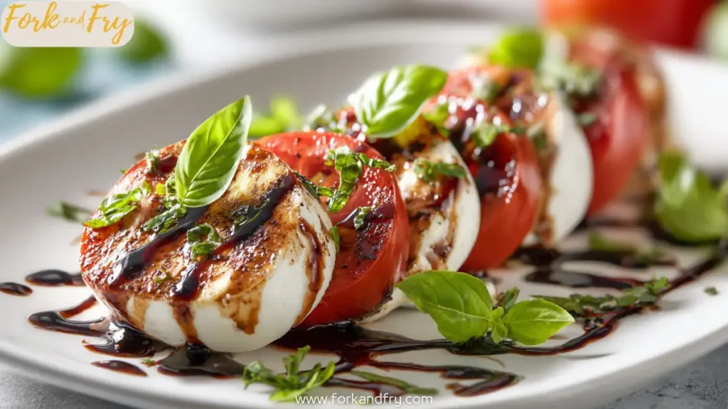 Fresh Caprese Salad with Homemade Balsamic Glaze