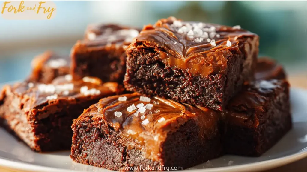 Rich & Gooey Caramel Swirl Brownies