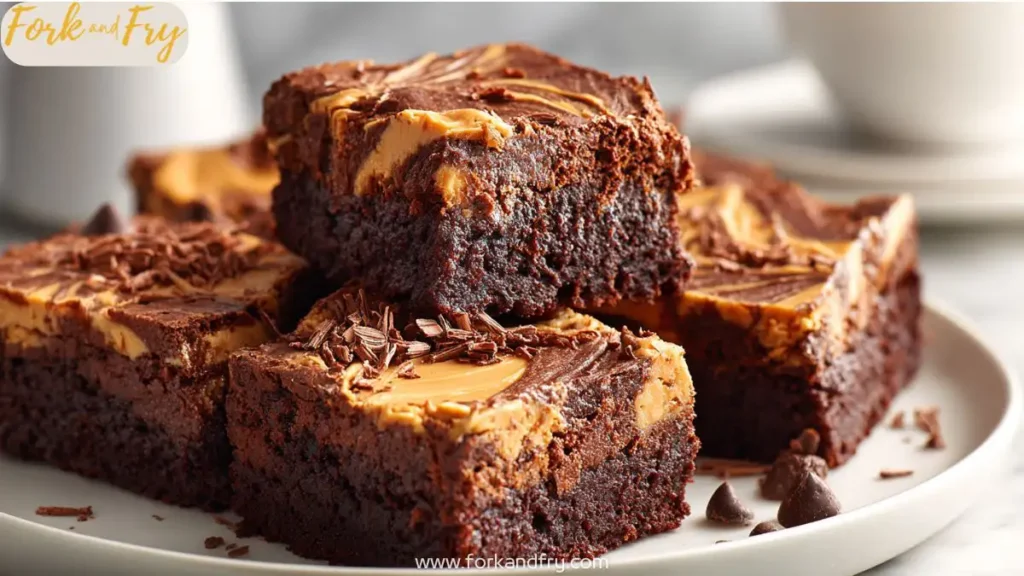 Homemade Chocolate Peanut Butter Brownies