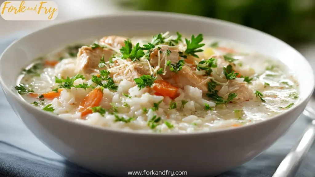 Creamy Chicken and Rice Soup Recipe