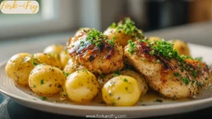 Creamy Garlic Parmesan Chicken & Potatoes (Slow Cooker Magic)