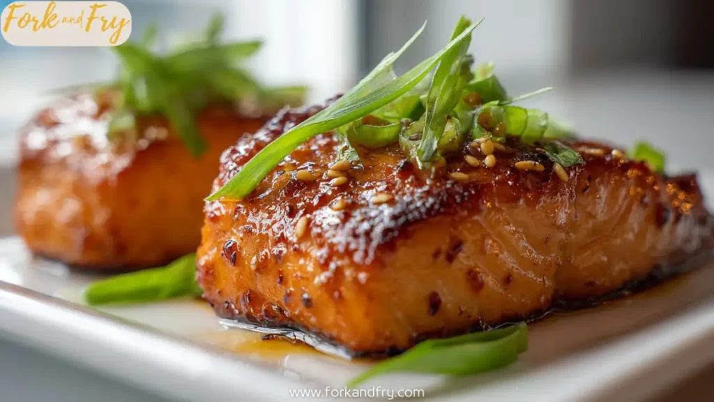 Crispy Honey Glazed Salmon