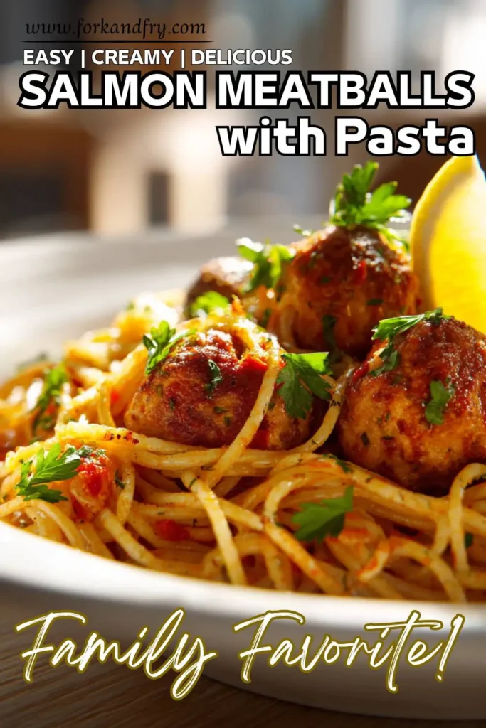 Easy Salmon Meatball Recipe with Spaghetti Easy Salmon Meatball Recipe with Spaghetti