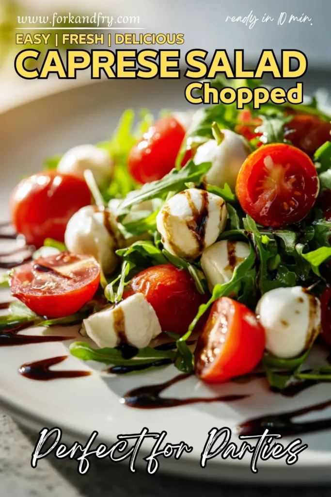 Fresh Summer Salad with Mozzarella & Basil