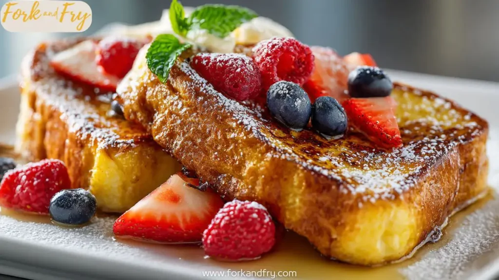 Golden Hawaiian rolls turned into fluffy French toast casserole for a perfect brunch dish