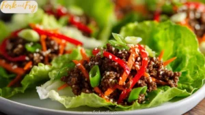 Healthy Asian Beef Lettuce Cups