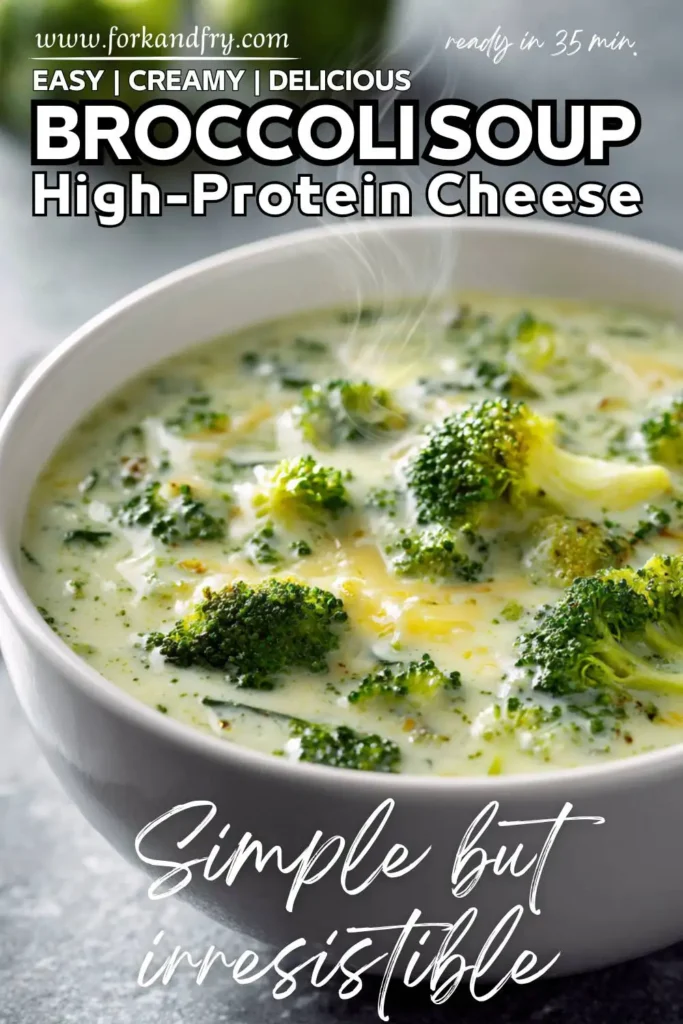 Vegetarian Broccoli Cheddar Soup