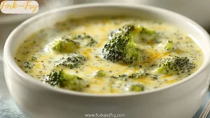 High Protein Broccoli Cheddar Soup (Meatless & Creamy)
