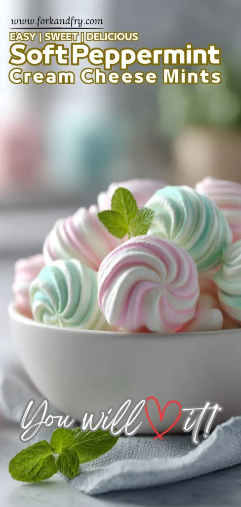 Homemade Butter Mints for Gifting Homemade peppermint candies shaped into cute mints