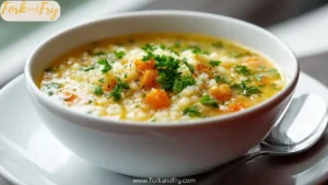 Cozy Lemon Veggie Broth with Pastina