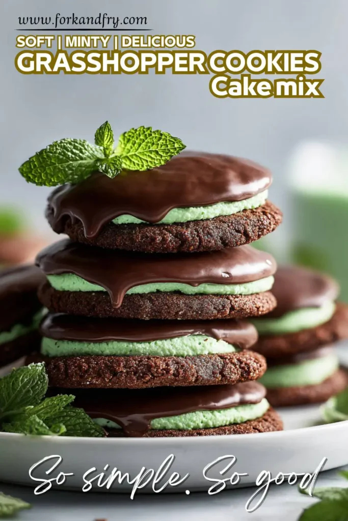 Mint Chocolate Cake Mix Cookie Mint Chocolate Cake Mix Cookie