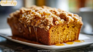 Golden Crumb Pumpkin Loaf with Honey Drizzle