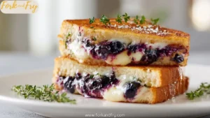 Sweet & Savory Blueberry Grilled Cheese