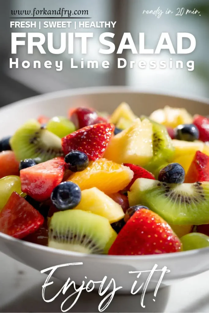 The Best Fruit Salad with Honey Lime Dressing The Best Fruit Salad with Honey Lime Dressing
