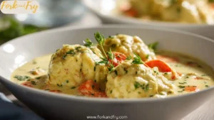 Creamy Vegan Stew with Fluffy Dumplings