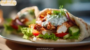 Zesty Mediterranean Chicken Gyros with Feta Tzatziki