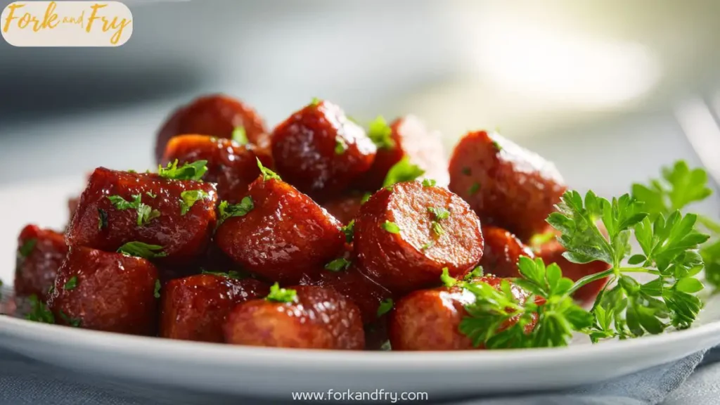 BBQ Beef Sausage Bites