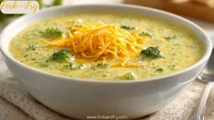 High Protein Broccoli Cheddar Soup – Cozy Comfort in Every Spoonful