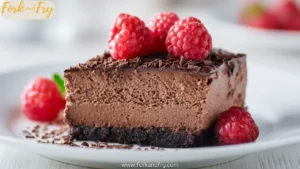 Dark Chocolate Raspberry Mousse Cake