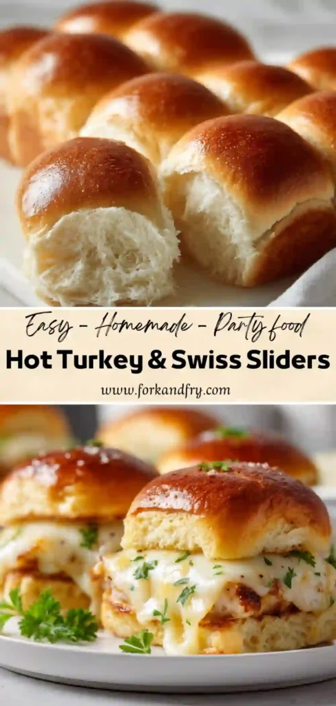 Easy Turkey Sliders for Game Day Game day turkey sliders with Dijon mustard and Swiss