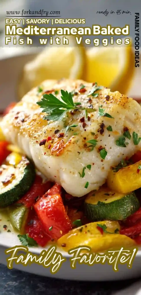 Easy Whole Fish Dinner Mediterranean Style Whole fish baked over sautéed vegetables and lemon