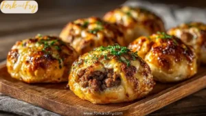 Irresistible Garlic Parmesan Cheeseburger Bombs