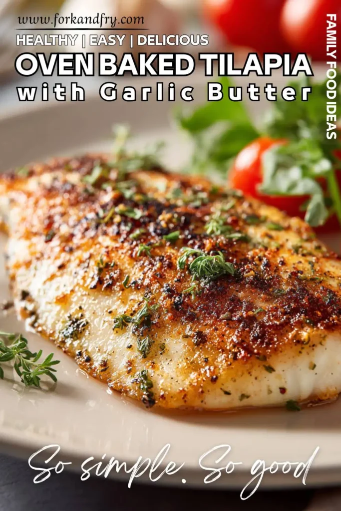 Healthy Lemon Garlic Tilapia Healthy Lemon Garlic Tilapia