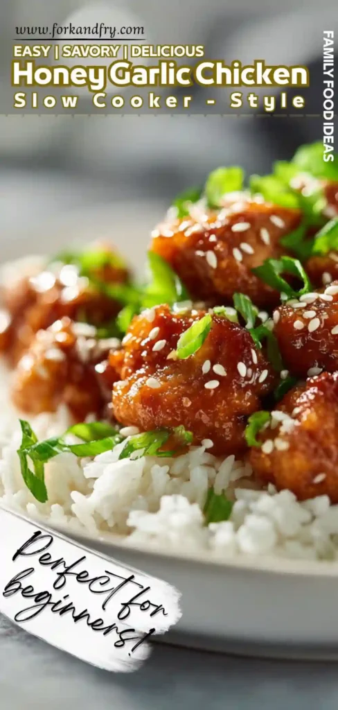 Shredded crockpot chicken in soy honey sauce