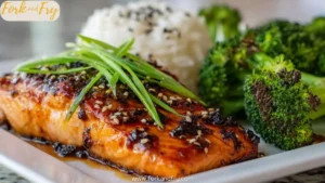 Crispy Honey Garlic Glazed Salmon