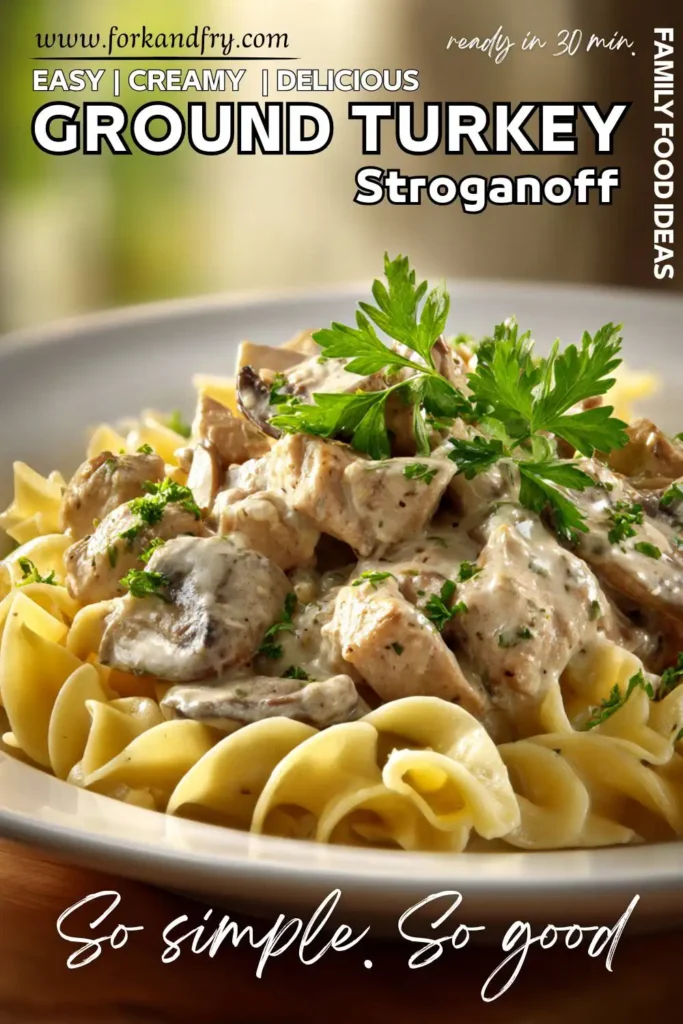 Weeknight Turkey Stroganoff with Mushrooms Weeknight Turkey Stroganoff with Mushrooms