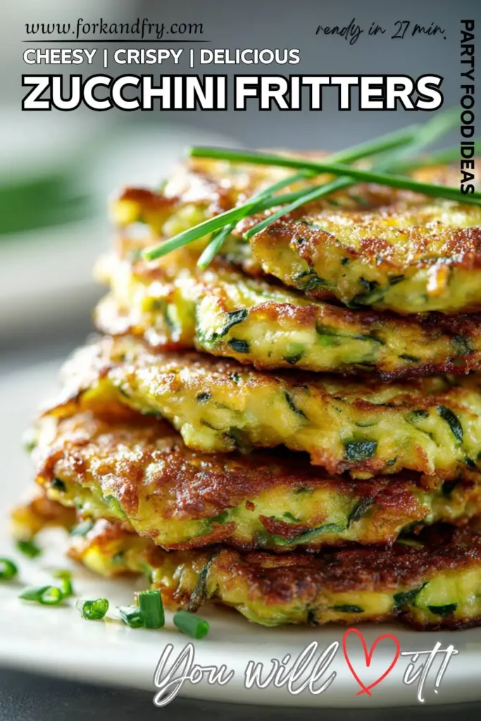 Crispy Zucchini Fritters with Greek Yogurt